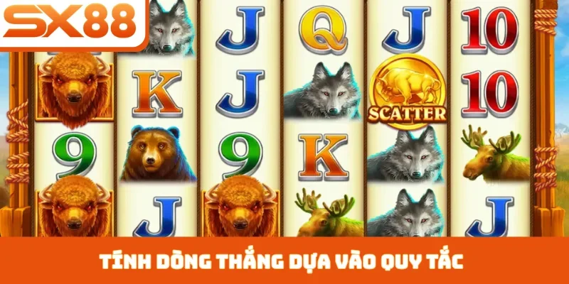 Tính dòng thắng dựa vào quy tắc